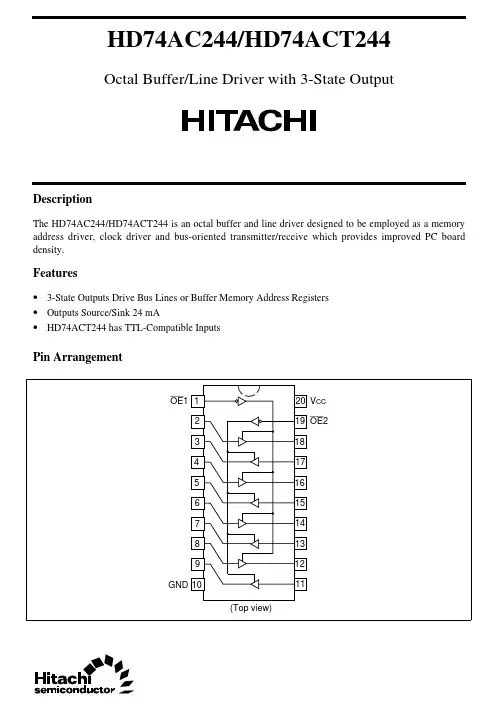 HD74ACT244中文资料