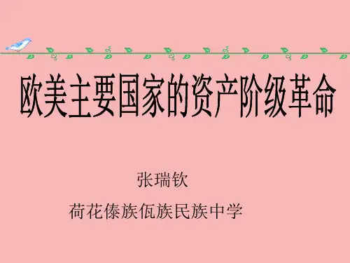 欧美主要国家的社会巨变完整版PPT课件