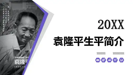 袁隆平生平简介