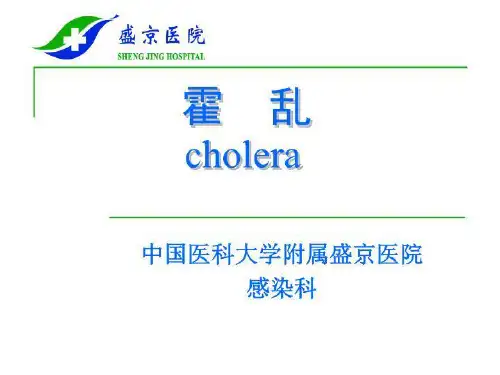 【精品】PPT课件  霍乱cholera
