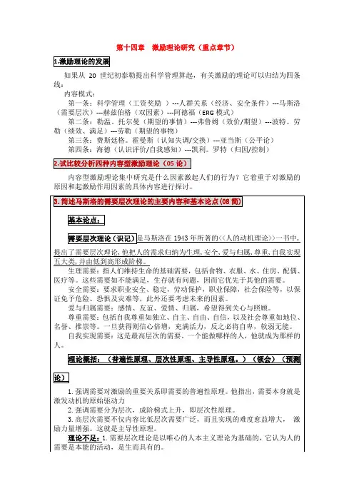 激励理论
