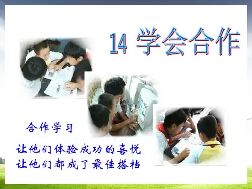 新国标苏教版小学六年级语文下册14《学会合作》ppt课件(1)