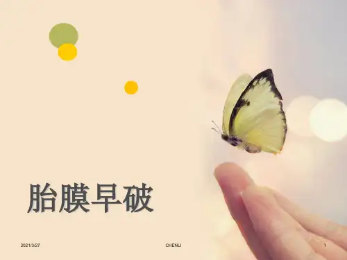 胎膜早破原来是这样的