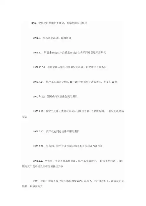 飞豹心脏--秦岭(斯贝)发动机国产化背后的艰辛!
