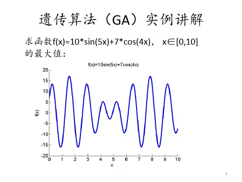 遗传算法Matlab实例讲解PPT课件