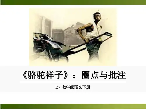名著导读 骆驼祥子PPT