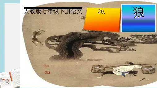 七年级语文下册(人教版)30课狼_ppt课件