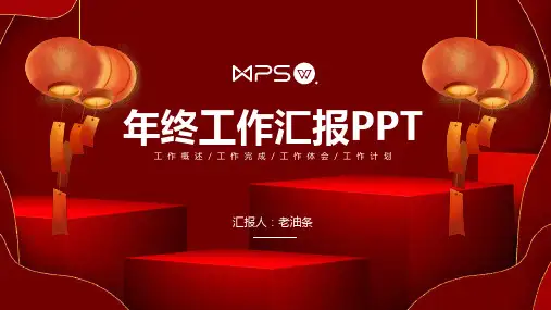 年会年终总结工作汇报PPT