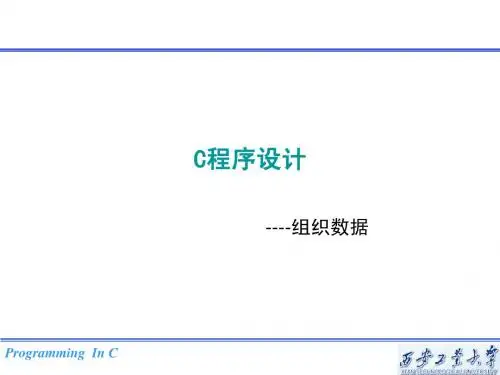c语言组织数据5 课件