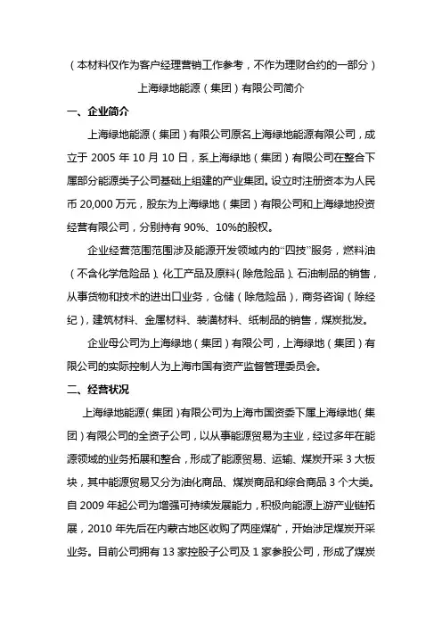 绿地能源集团有限公司