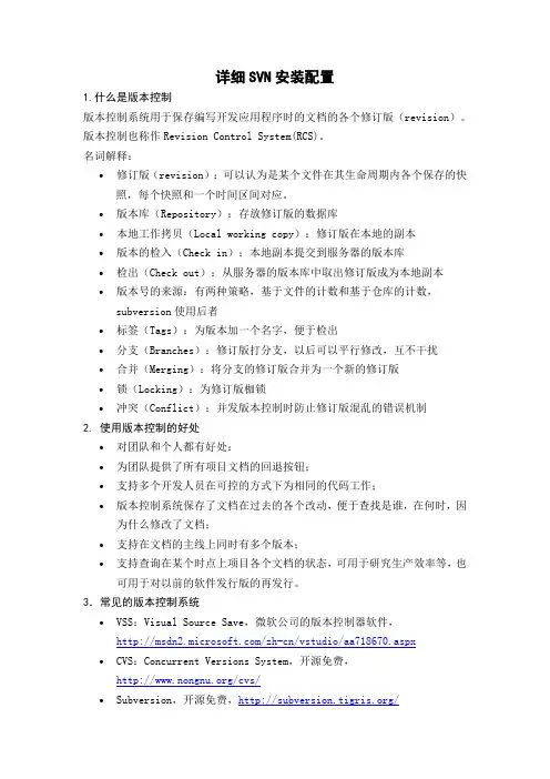 SVN安装配置文档