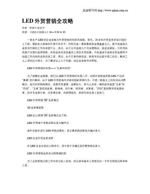 LED外贸营销全攻略