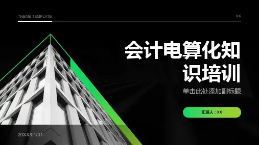 会计继续教育之会计电算化知识培训