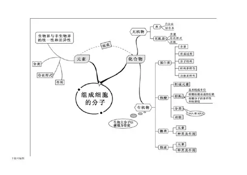 新课标高中生物全套思维导图(适用2018高考)