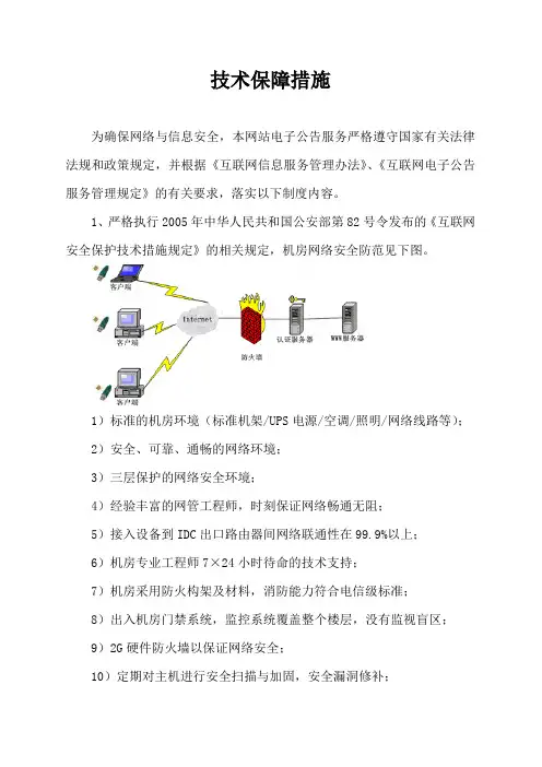 技术保障措施