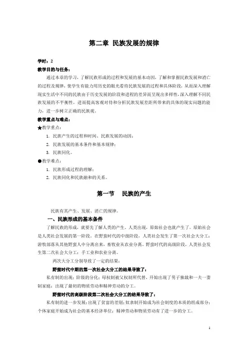 3-第二章 民族发展的规律