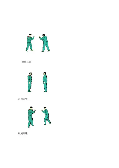 军用 擒敌拳 1-16动连贯动