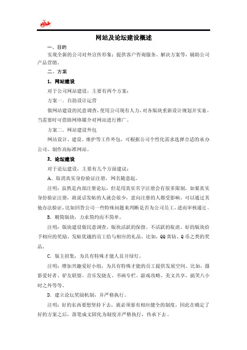 网站建设方案 2