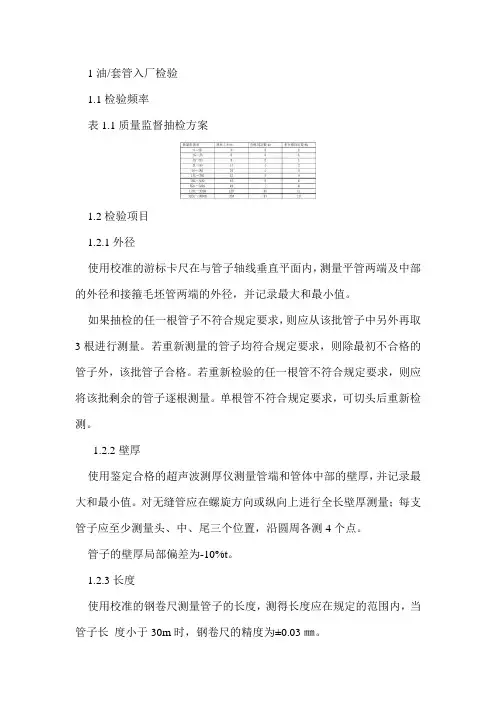 油套管检验