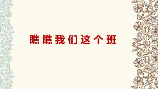 瞧 瞧 我 们 这 个 班作文