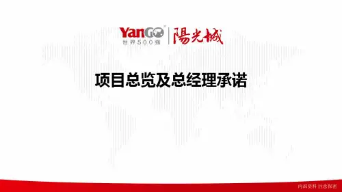 阳光城地产项目总览及总经理承诺