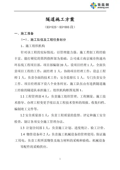 隧道施工方案 3