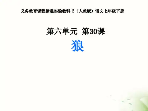 部编优质课一等奖初中语文七年级上册《狼》 (1)