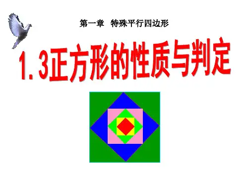 1.3 正方形的性质与判定(2)