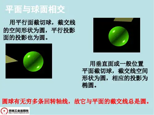 机械制图2-9 圆球截交线