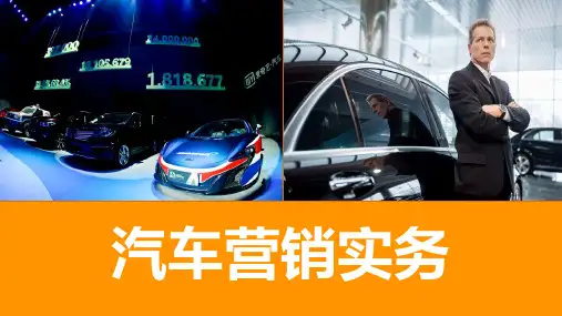 汽车营销实务项目二