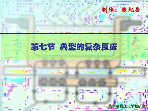 复旦 物理化学 典型的复杂反应