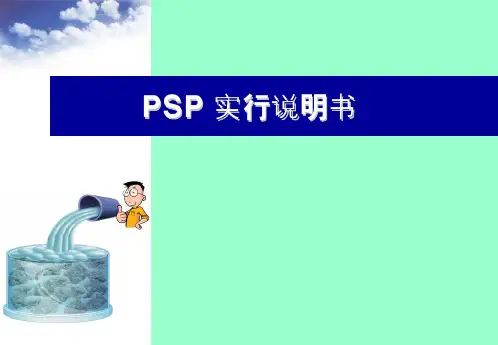 PSP实行说明书