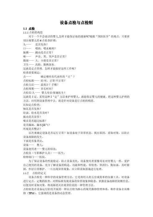 点检规范