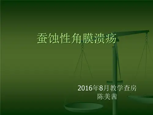 蚕食性角膜溃疡 ppt课件