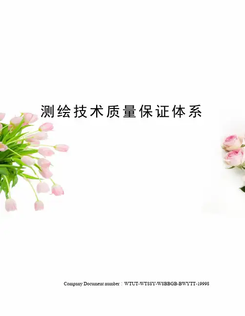 测绘技术质量保证体系