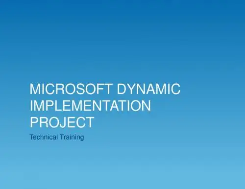 Navision Technical Training - Form