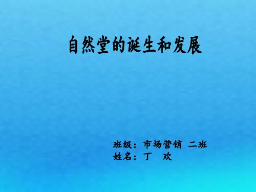 自然堂营销案例分析PPT