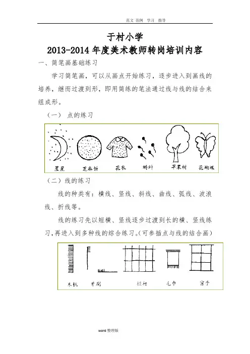 美术教师培训内容