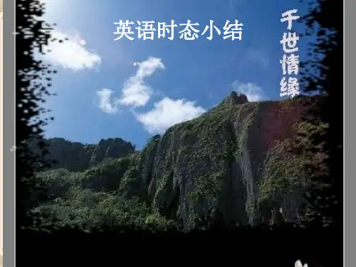 英语时态小结