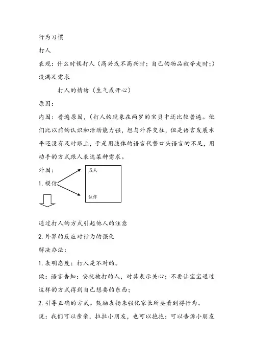 1-2岁常见育儿问答1