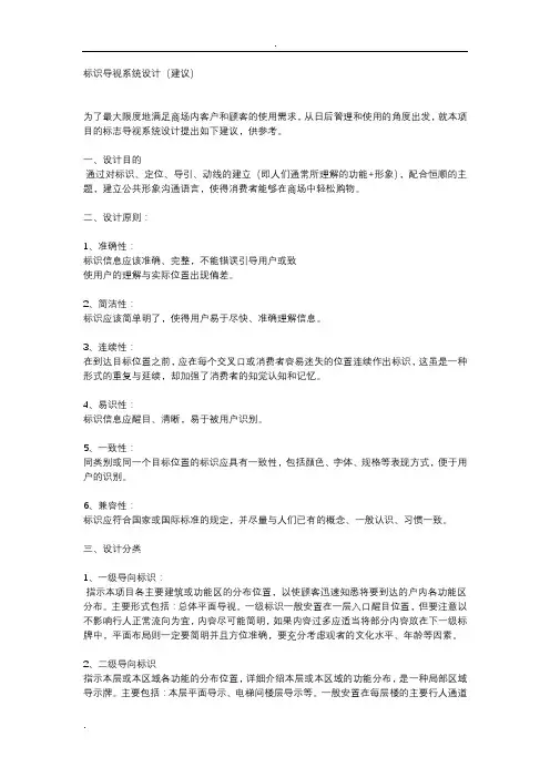 标识导视系统设计