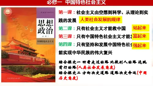 4.1 中国特色社会主义进入新时代 高一政治课件(统编版必修1)