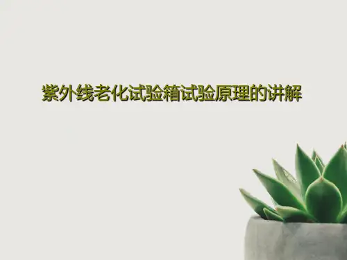 紫外线老化试验箱试验原理的讲解共19页