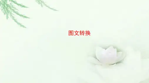 2018届高三语文一轮复习 图文转换 课件(全国)(32张)