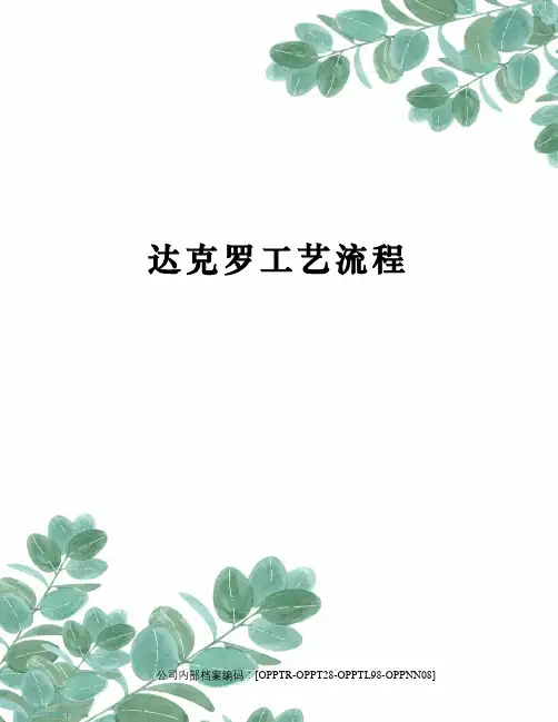 达克罗工艺流程(终审稿)