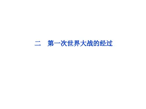 第一次世界大战的经过