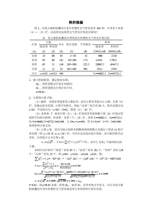 10-秩和检验例