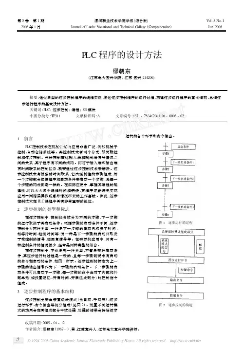 PLC程序的设计方法