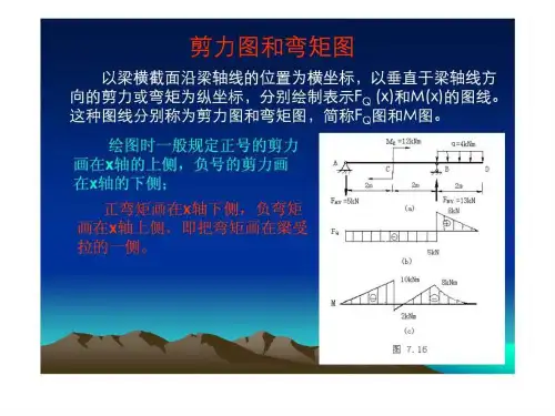 剪力图和弯矩图教程建筑土木工程科技专业资料