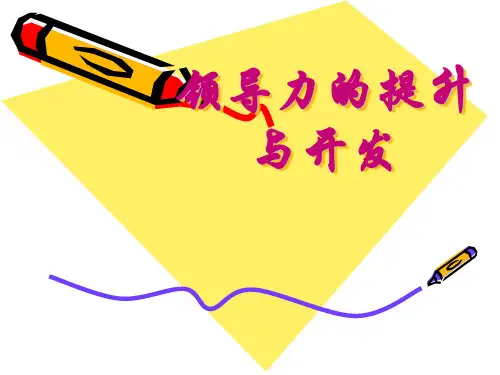 领导力提升与开发讲解